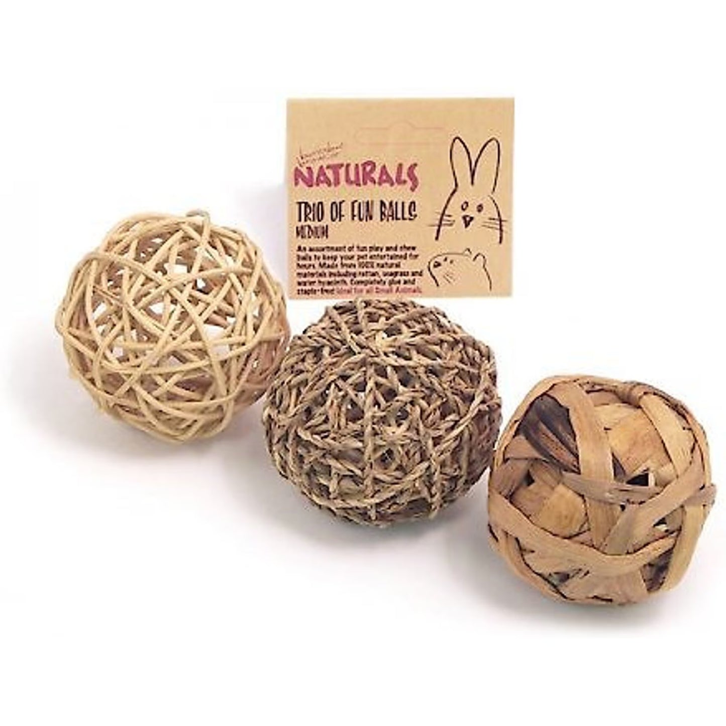 Rosewood Trio Of Fun Balls | 8 cm