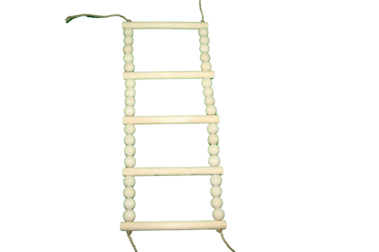 Natuurlijke Houten Ladder | Voor Knaagdieren & Gevogelte