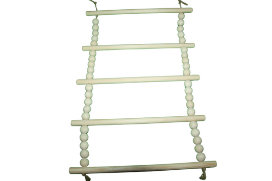 Natuurlijke Houten Ladder | Voor Knaagdieren & Gevogelte
